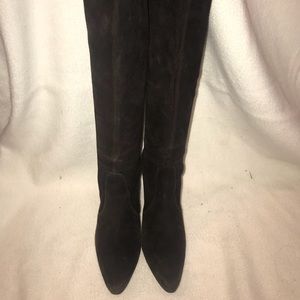 Woman’s Stuart Weitzman tall suede boot